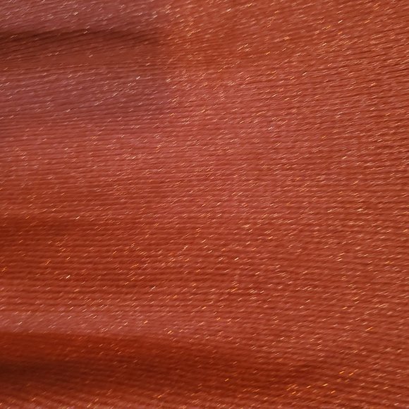 Madewell Small Rusty Gold Sparkle Sweater Top - Picture 2 of 8